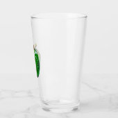 Verre fraise noir (Gauche)