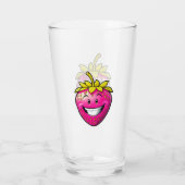 Verre Fraise rose (Dos)