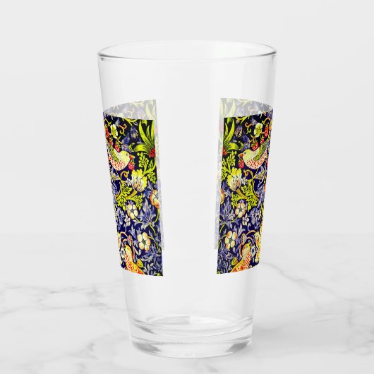 Verre Fraise Thief Oiseaux William Morris (Gauche)