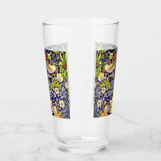 Verre Fraise Thief Oiseaux William Morris (Droite)