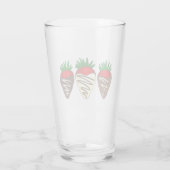Verre Fraises couvertes de chocolat Saint-Valentin (Dos)
