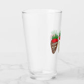 Verre Fraises couvertes de chocolat Saint-Valentin (Droite)