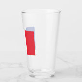 Verre France Drapeau 16 onces (Gauche)