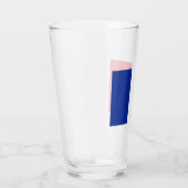 Verre France Drapeau 16 onces (Droite)