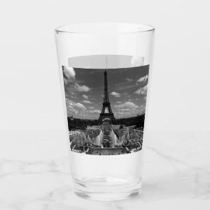 Verre France Vintage Paris Fontaines Tour Eiffel