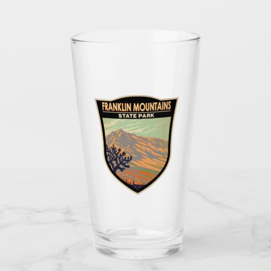 Verre Franklin Mountains State Park Texas Vintage (Devant)