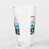 Verre Frappe Bowling Nom Personnalisé (Gauche)