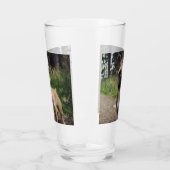 Verre French Bulldog Throw Pillow (Gauche)