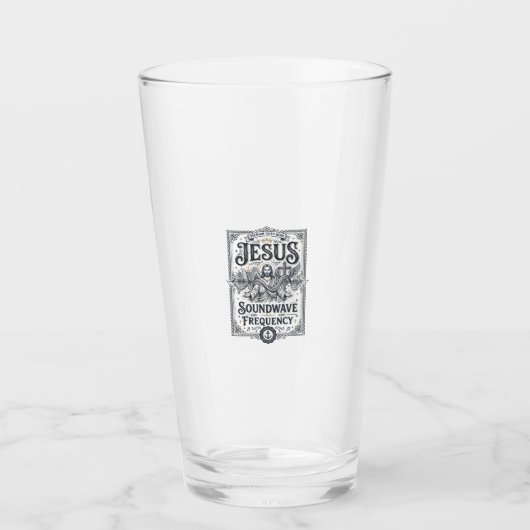 Verre Fréquence d'onde sonore Jésus Fréquence d'onde son (Devant)