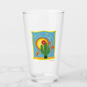 Verre Frida Kahlo Cactus Graphic