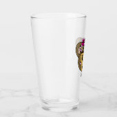 Verre Frida Kahlo | FridaMoji - singe (Droite)