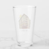 Verre FRIENDS™ | L'immeuble de Monica (Dos)