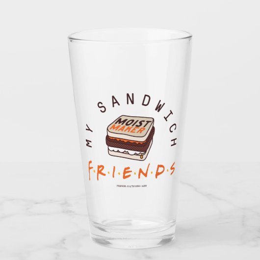Verre FRIENDS™ | Mon Sandwich (Devant)
