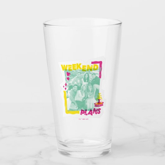 Verre FRIENDS™ | Plans pour le week-end (Devant)