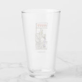 Verre FRIENDS™ | Ross et Rachel PIVOT (Dos)