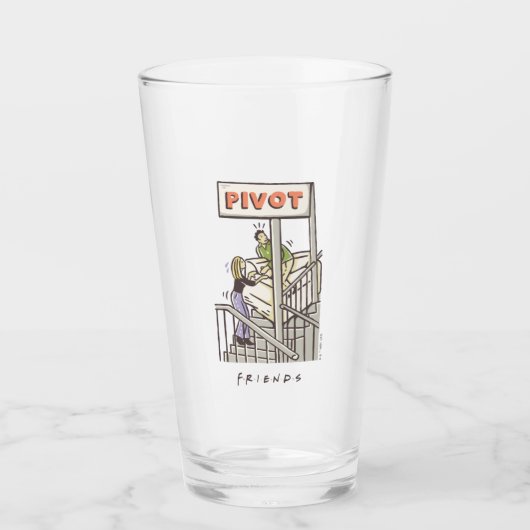 Verre FRIENDS™ | Ross et Rachel PIVOT (Devant)