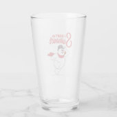 Verre Frosty the Snowman™ | Je ne fais pas l'été (Dos)