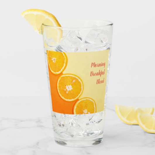 Verre Fruity Smoothie Petit déjeuner Mélanger Santé Fitn (Devant glace)