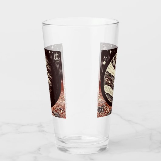 Verre FSF Jupiter Woodcut 2 (Droite)