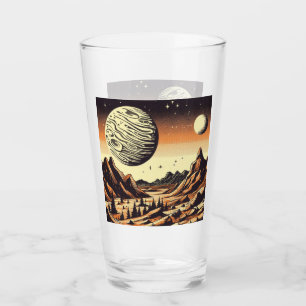 Verre FSF Mars Paysage Coupe de bois 1