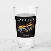 Verre Fun Hot Dog Stand Drinkware Soda Beer Pint (Dos)
