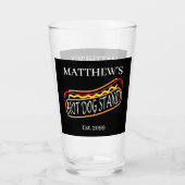 Verre Fun Hot Dog Stand Drinkware Soda Beer Pint (Devant)