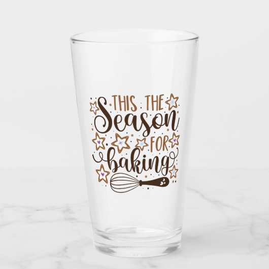 Verre Fun 'Tis Season for Baking Design (Devant)
