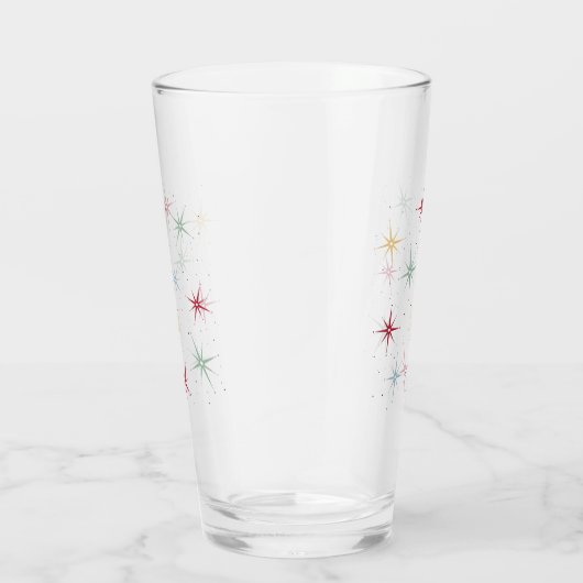 Verre Funky Atomic Starburst Mid Century Retro (Droite)