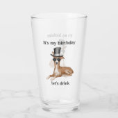 Verre Funky Birthday Chig Glass (Dos)