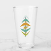 Verre Funky Boomerang Mid Century Moderne (Dos)