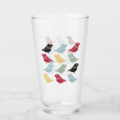 Verre Funky Scandi Birds Mid Century Moderne (Dos)