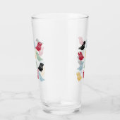 Verre Funky Scandi Birds Mid Century Moderne (Droite)