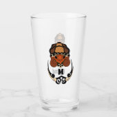 Verre Funky Tortoise Chilling Monogramme (Dos)
