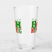 Verre Funny Bah humbug Noël Fête de Noël (Gauche)