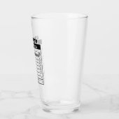 Verre Funny Bourbon Nutrition Facts Glass (Gauche)