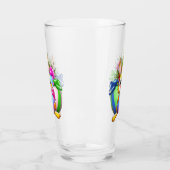 Verre Funny Bunny biting an Easter Egg (Gauche)