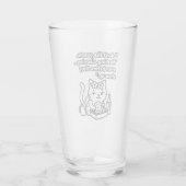 Verre Funny Cat Mug – Introvert Humor Quote (Dos)