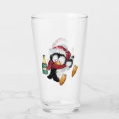 Verre Funny Christmas Penguin Glass (Dos)