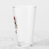 Verre Funny Dog Grroomsmen Proposal Will you be my groom (Gauche)