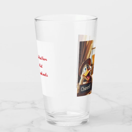 Verre Funny Drunk Duck Glass (Droite)