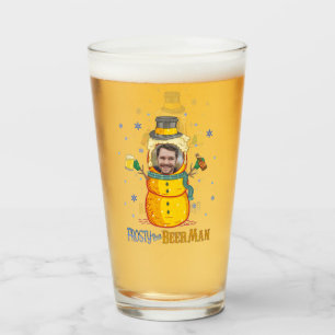 Verre Funny Frosty Beer Man Humour Photo personnalisée N