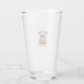 Verre Funny Halloween Pug Forget Candy Conception de T-s (Dos)