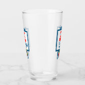 Verre Funny Narrowboat Étiquette aquatique (Droite)