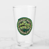 Verre Funny Official Irish Drinking Team St Paddy Glass (Devant)