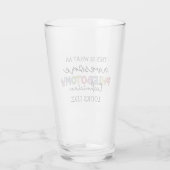Verre Funny Phlebotomy Technicien génial PBT (Dos)