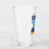 Verre Funny Save the Oxford Comma (Droite)