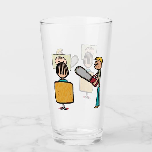 Verre Funny Scary Barber Sweeney Todd (Devant)