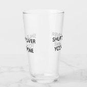 Verre Funny Shut up Liver Vous êtes belle Bière Stein (Gauche)