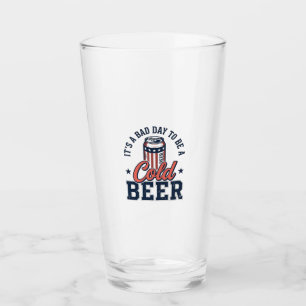 Verre Funny T-Shirt Vector Vintage Bière Froide Patrioti