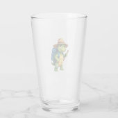 Verre Funny Turtle Randonnée Graphisme Camping Lover Adv (Dos)